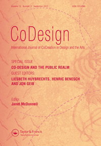 Cover image for CoDesign, Volume 13, Issue 3, 2017