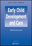 Cover image for Early Child Development and Care, Volume 26, Issue 3-4, 1986