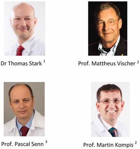 Figure 7. A collaboration between CI surgeons and audiologists from Germany (1Ruhr University Bochum, 2University of Würzburg) and Switzerland (3University of Bern) who evaluated the effectiveness of bilateral CI in postlingually deaf patients.