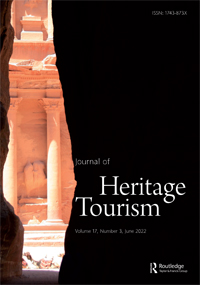 Cover image for Journal of Heritage Tourism, Volume 17, Issue 3, 2022