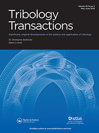 Cover image for Tribology Transactions, Volume 61, Issue 3, 2018