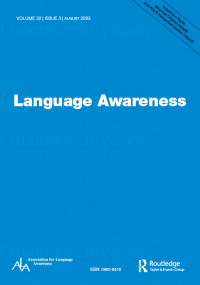 Cover image for Language Awareness, Volume 32, Issue 3, 2023