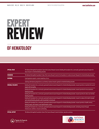 Cover image for Expert Review of Hematology, Volume 16, Issue sup1, 2023