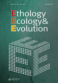 Cover image for Ethology Ecology & Evolution, Volume 30, Issue 4, 2018