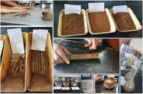 Figure 3. Mechanical property test for the soil.