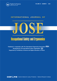Cover image for International Journal of Occupational Safety and Ergonomics, Volume 30, Issue 1, 2024