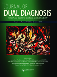 Cover image for Journal of Dual Diagnosis, Volume 13, Issue 4, 2017