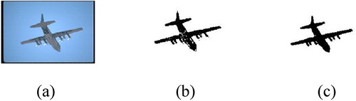 Figure 2. (a) Original (b) 2OTSU segment image (c) Optimized PCNN segment image.