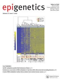 Cover image for Epigenetics, Volume 13, Issue 1, 2018