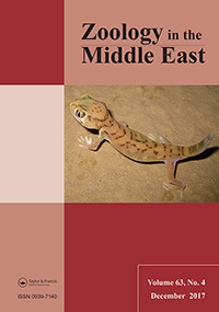 Cover image for Zoology in the Middle East, Volume 63, Issue 4, 2017