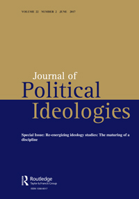 Cover image for Journal of Political Ideologies, Volume 22, Issue 2, 2017