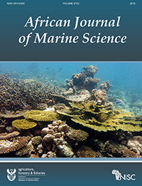 Cover image for African Journal of Marine Science, Volume 37, Issue 4, 2015