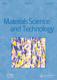 Cover image for Materials Science and Technology, Volume 32, Issue 11, 2016