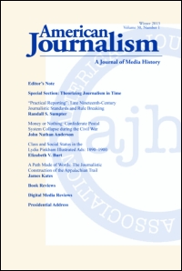 Cover image for American Journalism, Volume 34, Issue 1, 2017