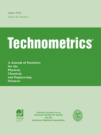 Cover image for Technometrics, Volume 60, Issue 3, 2018