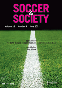 Cover image for Soccer & Society, Volume 22, Issue 4, 2021