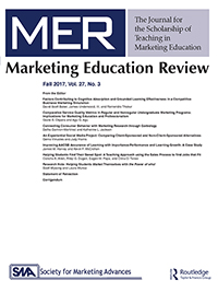 Cover image for Marketing Education Review, Volume 27, Issue 3, 2017