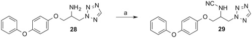 Scheme 4. Reagents and conditions: (a) Cyanogen bromide, CH2Cl2, NaHCO3, diethyl ether, 0 °C, 2 h.