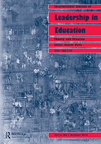 Cover image for International Journal of Leadership in Education, Volume 21, Issue 5, 2018