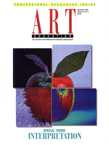Cover image for Art Education, Volume 47, Issue 5, 1994