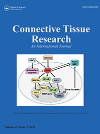 Cover image for Connective Tissue Research, Volume 62, Issue 3, 2021