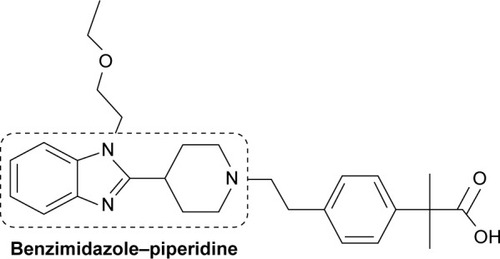 Figure 3 Chemical structure of bilastine.