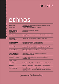 Cover image for Ethnos, Volume 84, Issue 1, 2019