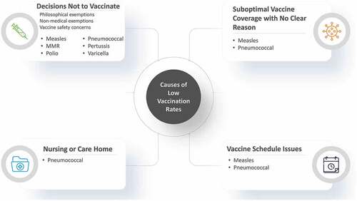 Figure 2. Causes of low vaccination rates.