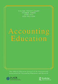 Cover image for Accounting Education, Volume 28, Issue 3, 2019