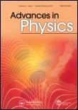 Cover image for Advances in Physics, Volume 63, Issue 4, 2014