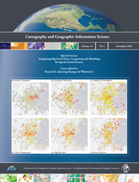 Cover image for Cartography and Geographic Information Science, Volume 43, Issue 5, 2016
