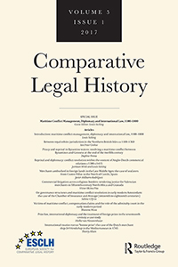 Cover image for Comparative Legal History, Volume 5, Issue 1, 2017