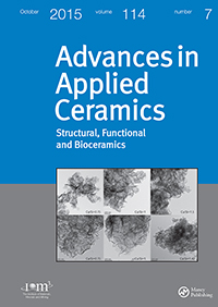 Cover image for Advances in Applied Ceramics, Volume 114, Issue 7, 2015