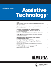 Cover image for Assistive Technology, Volume 29, Issue 3, 2017