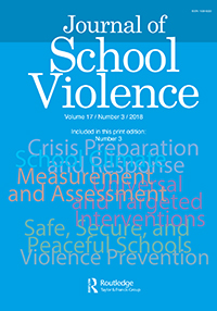 Cover image for Journal of School Violence, Volume 17, Issue 3, 2018