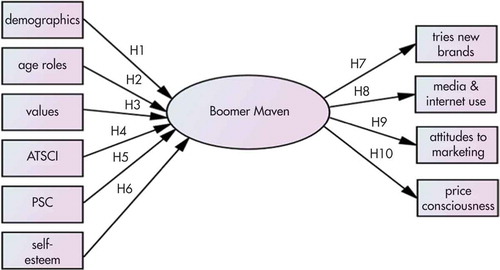 Figure 1. Hypothesised model.