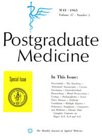 Cover image for Postgraduate Medicine, Volume 37, Issue 5, 1965