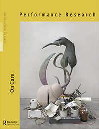 Cover image for Performance Research, Volume 27, Issue 6-7, 2022