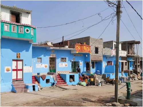 Figure 5. ‘Pucca’ houses built after receipt of LRCs in Sai Baba Sahi (2), Gopalpur.