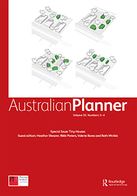 Cover image for Australian Planner, Volume 55, Issue 3-4, 2018
