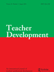 Cover image for Teacher Development, Volume 18, Issue 3, 2014