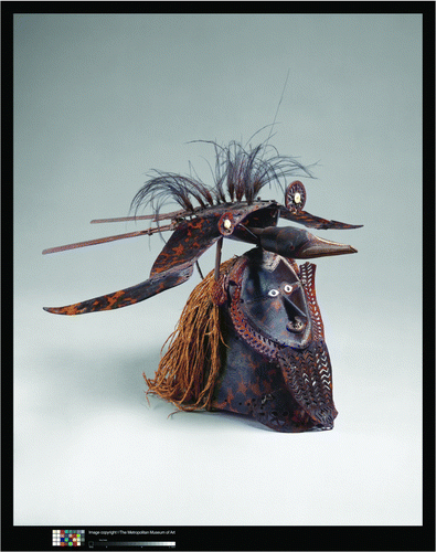 Figure 4.  Mask, Torres Strait, nineteenth century. The Metropolitan Museum of Art, The Michael C. Rockefeller Memorial Collection, Purchase, Nelson A. Rockefeller Gift, 1967 (1978.412.1510). Image: © Metropolitan Museum of Art.