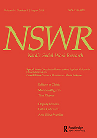 Cover image for Nordic Social Work Research, Volume 14, Issue 3, 2024