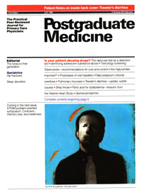 Cover image for Postgraduate Medicine, Volume 84, Issue 1, 1988
