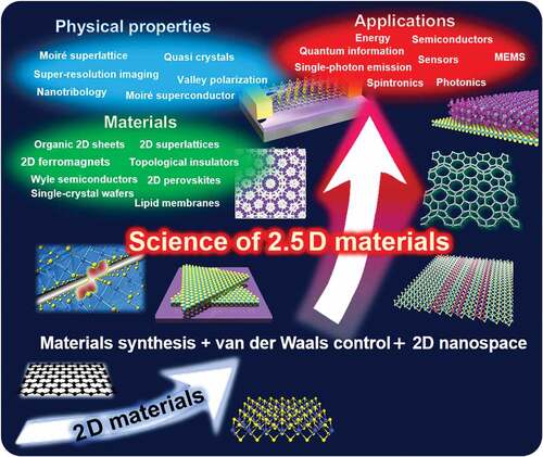 Figure 13. Future prospects of science of ‘2.5D materials.’