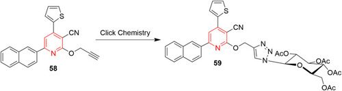 Figure 31 Potent antiviral compound 59 with activity against H5N1 influenza virus.