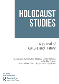 Cover image for Holocaust Studies, Volume 26, Issue 2, 2020