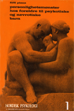 Cover image for Nordic Psychology, Volume 26, Issue 1, 1974