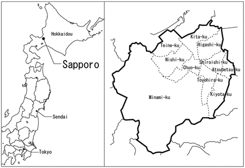 Figure 3. Hokkaido and Sapporo.