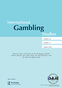 Cover image for International Gambling Studies, Volume 22, Issue 2, 2022
